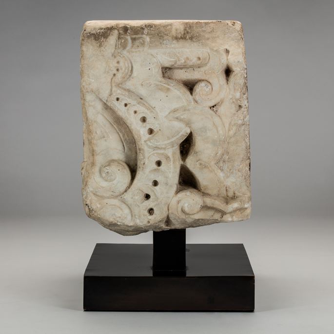 Pair of North African Marble Fragments | MasterArt